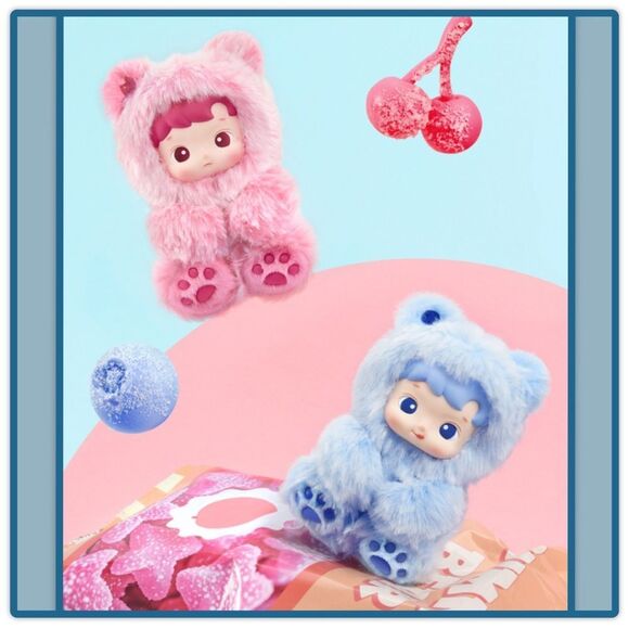 Haci Pupu Gummy Bear Series Vinyl Plush Pendant Blueberry - Picture 2 of 16